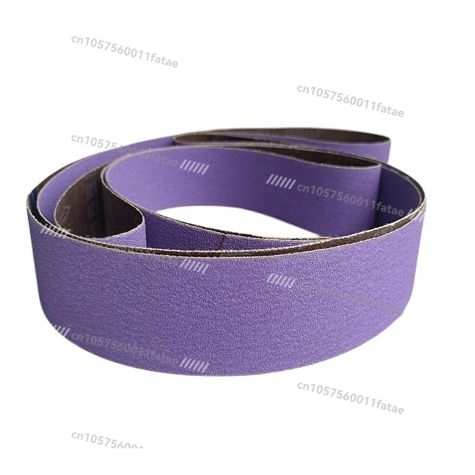 

Purple Ceramic Sanding Paper Belt for Metal Polishing