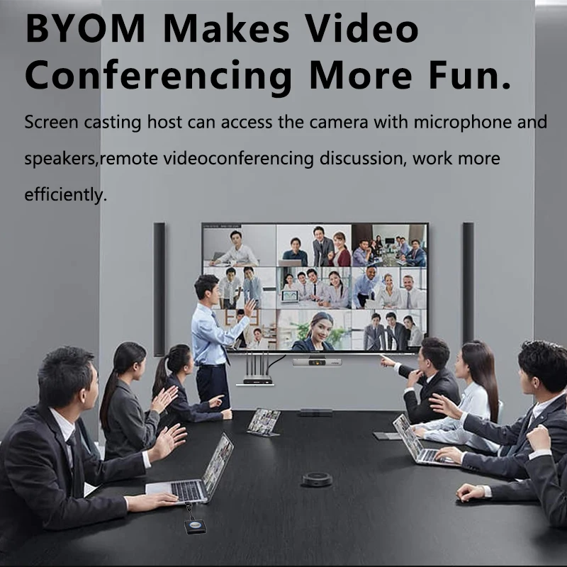 4K Wireless Collaboration System For Conference Rooms,Dual-Band, Low Latency, Multi-Device