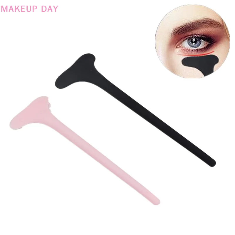 Eyeliner Template Mascara Applicator Multifunctional Silicone Brush Lash Stopper Eye Makeup Tool For Eyelashes Baffle