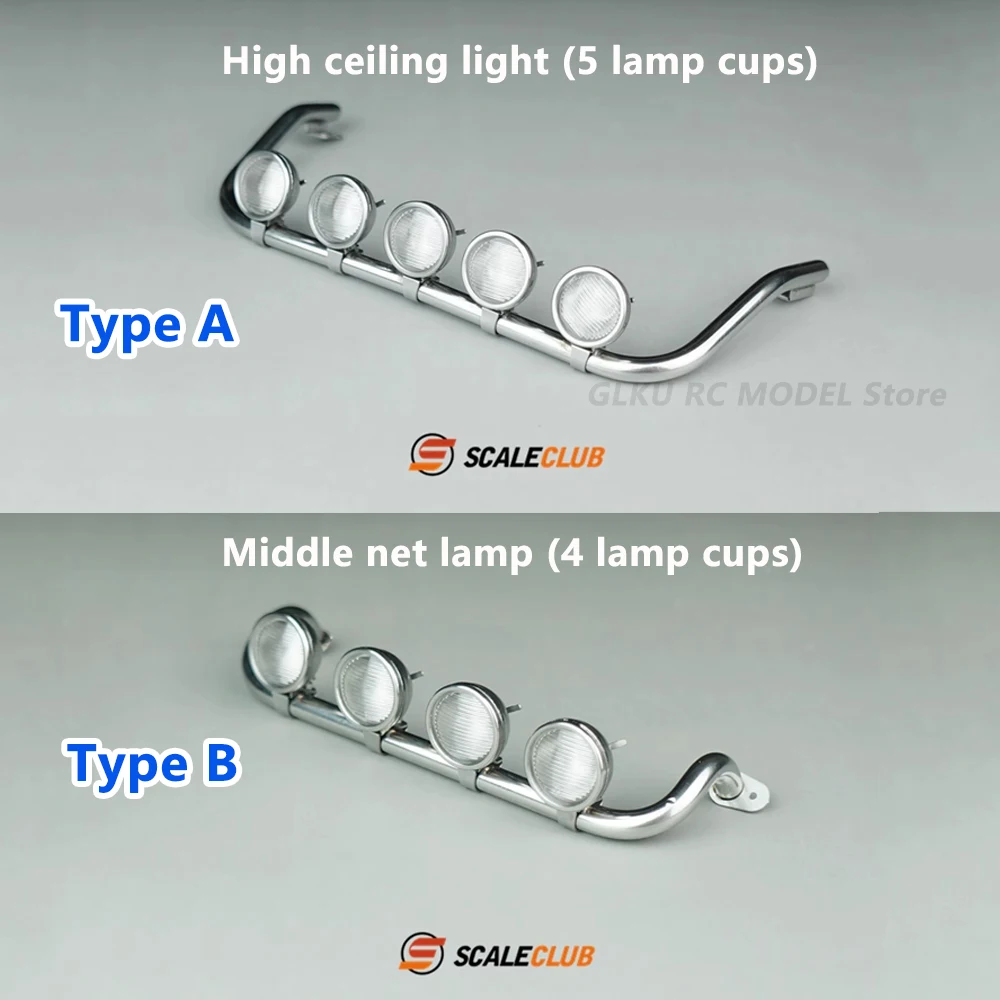

Scaleclub DD-BZ-1 for Tamiya 1851 3363 1/14 RC truck model toy metal lamp cup ceiling lamp holder decoration upgrade parts