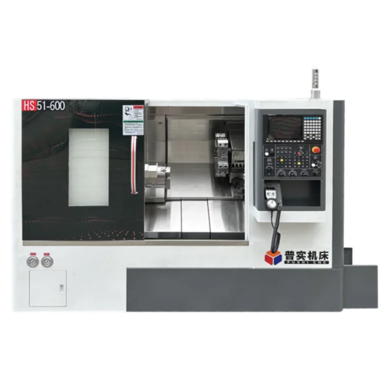 HS51-600 Inclined Bed Body Tailstock Y-Axis Turret Composite Machining Center Lathe
