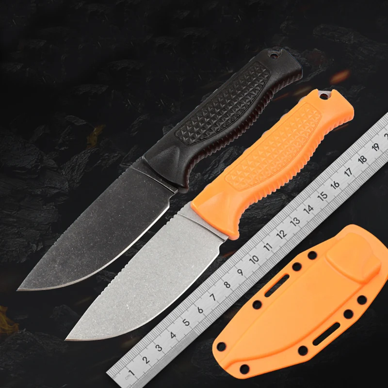 Outdoor straight knife Handmade  Steel Hunting Knife G10 Handle Camping Survival Knife Fixed Blade Tactical Knife