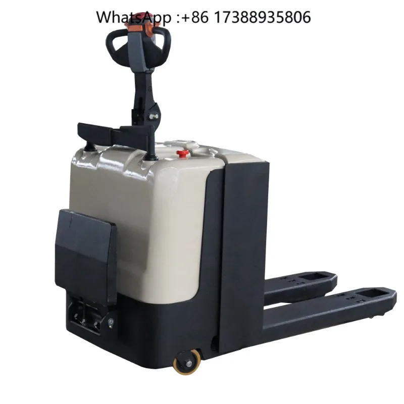 5 Ton Stand-on Electric Pallet Truck 5000kg Full Electric Pallet Trolley for Cargo Transport