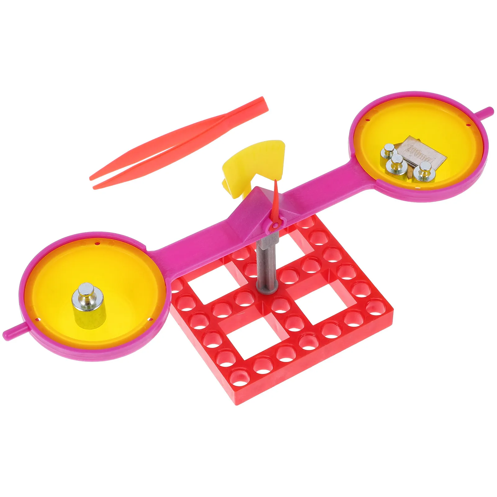 1Set Balance Scale Educational Stem Kit Assemble DIY Science Learning Project Kids Brain Hands Coordination Development Set