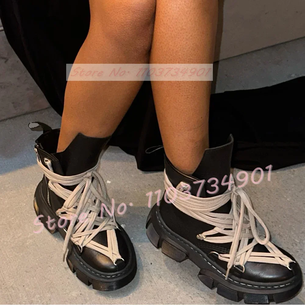 

Черные ботильоны на платформе со шнуровкой, женская обувь на высоком каблуке с застежкой-молнией и круглым носком, женские модные ботинки из лакированной кожи, тонкие модные ботинки в стиле панк