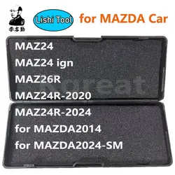 Lishi Tool 2 in 1 2in1 MAZ26R MAZ24 MAZ24ign MAZ24R-2020 MAZ24R-2024 for MAZDA2014 for MAZDA2024-SM for Mazda Car