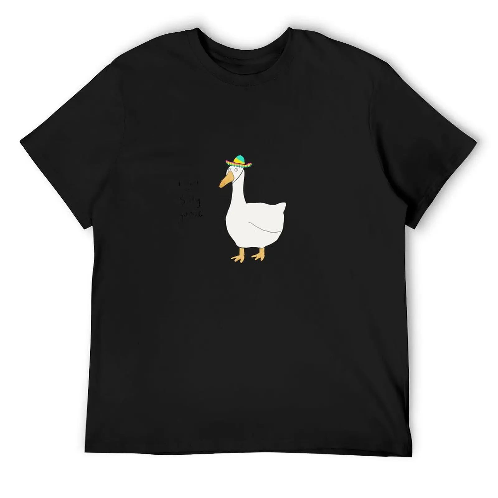 I am a Silly Goose T-Shirt summer top custom t shirt t shirt men 100℅ cotton