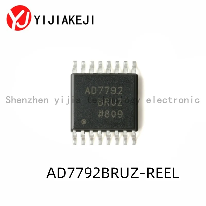 New original AD7792BRUZ-REEL TSSOP-16 16 bit Σ-Δ Analog to Digital Converter (ADC)