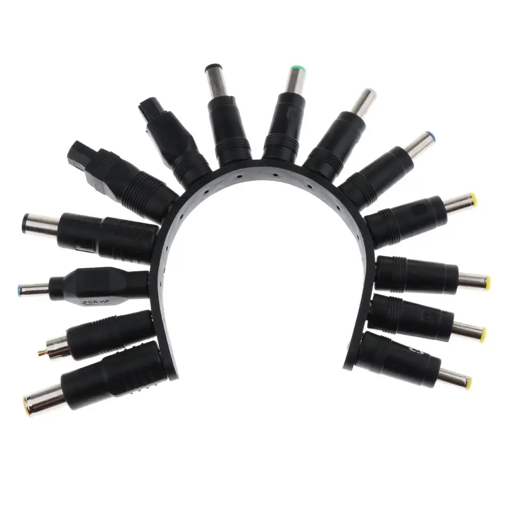 DC Power Connector 28 Piece Kit Alloy Laptop Adapter Plug Notebook Charger Accessory for Computer Charging