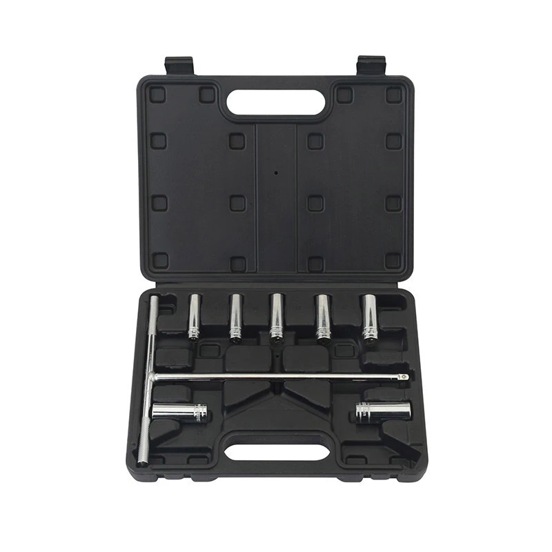 9-Piece T-Handle Wrench Set with 7 Sockets 8/9/10/11/12/13/14MM, Carrying Case, Metric Socket Wrench Socket Spanner Tools