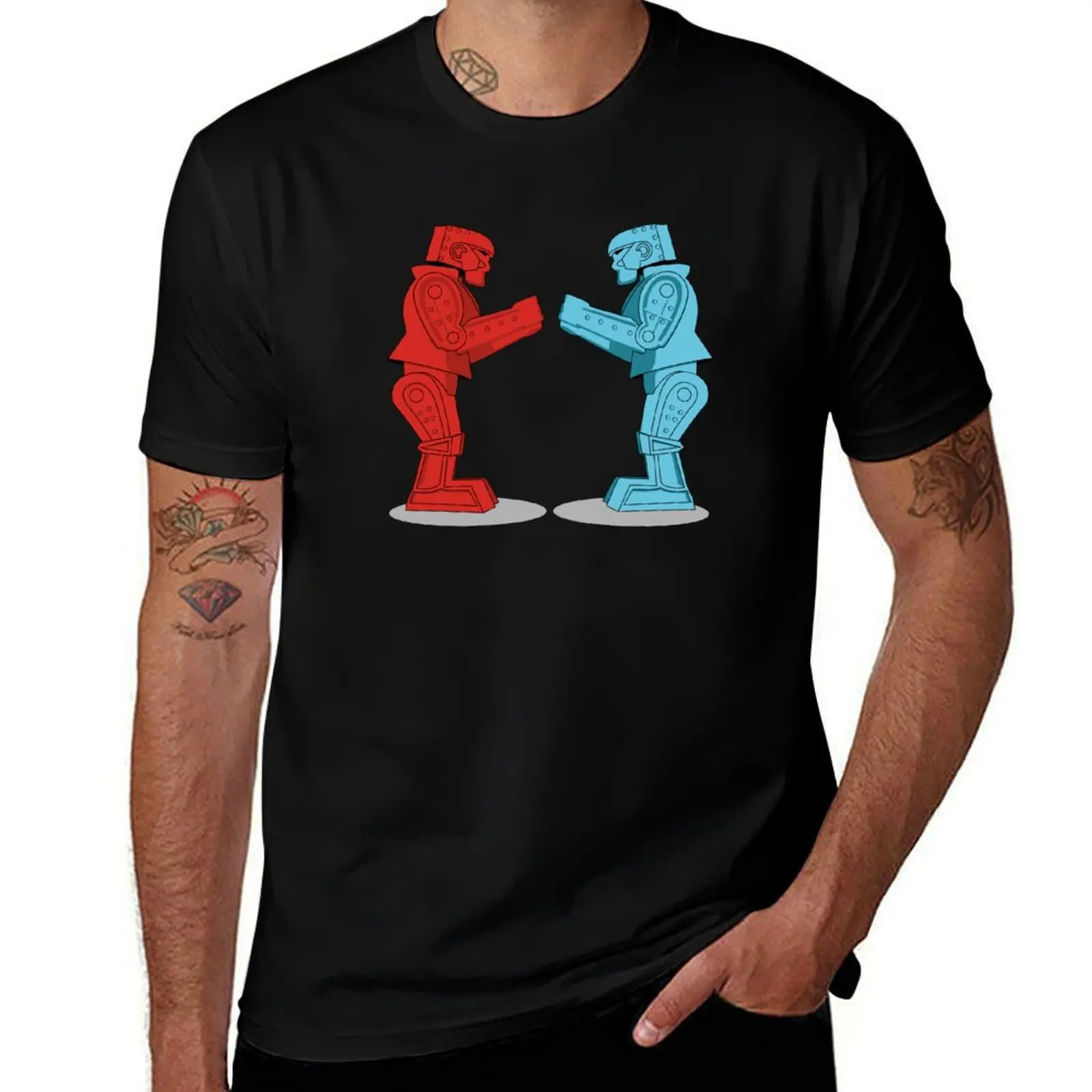 

Rock 'Em Sock 'Em Robots T-Shirt t shirts cotton 100% man t shirt summer T-Shirt