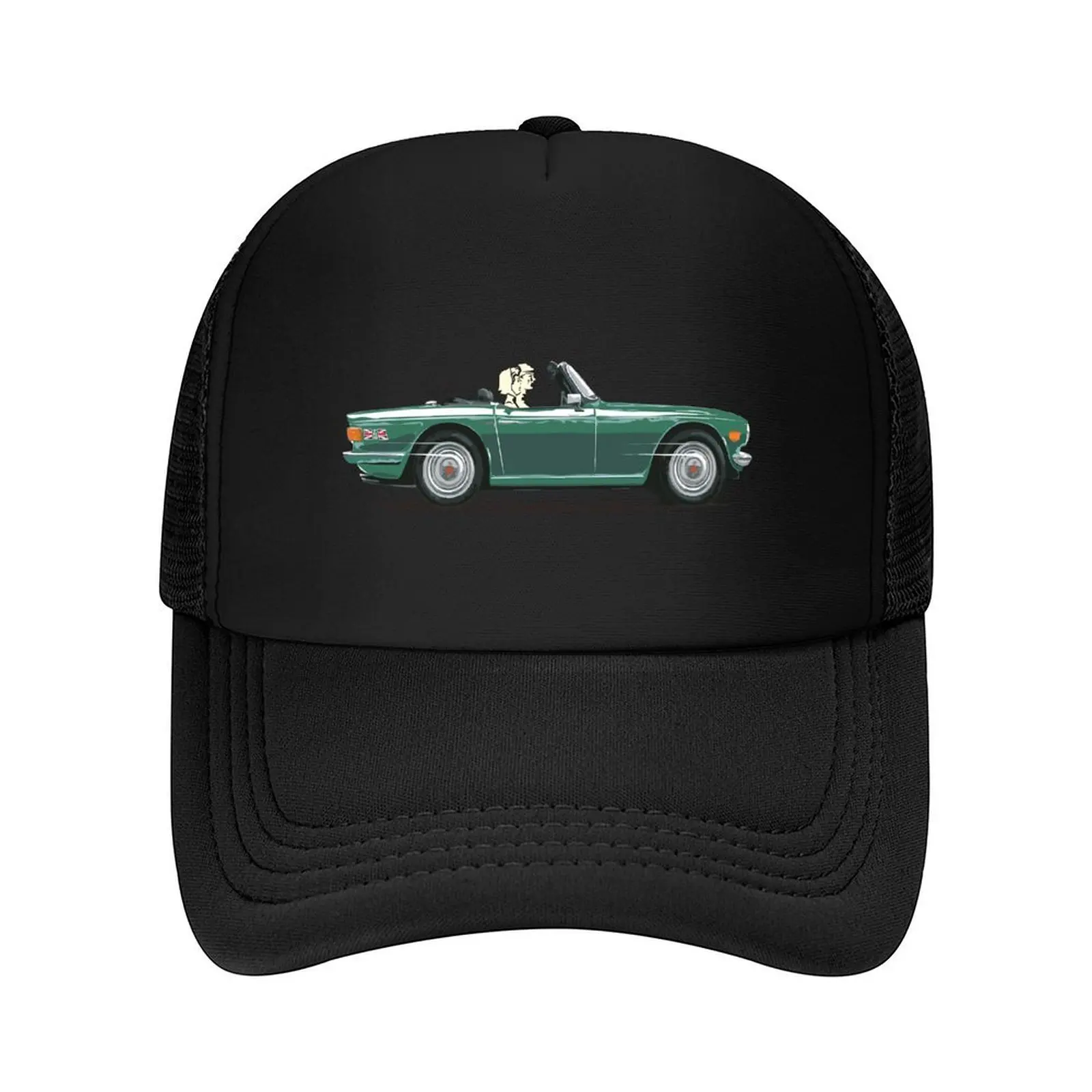 

British Racing Green color TR6 – the Classic British Sports Car Baseball Cap Cosplay Bobble Hat Caps For Men Women's