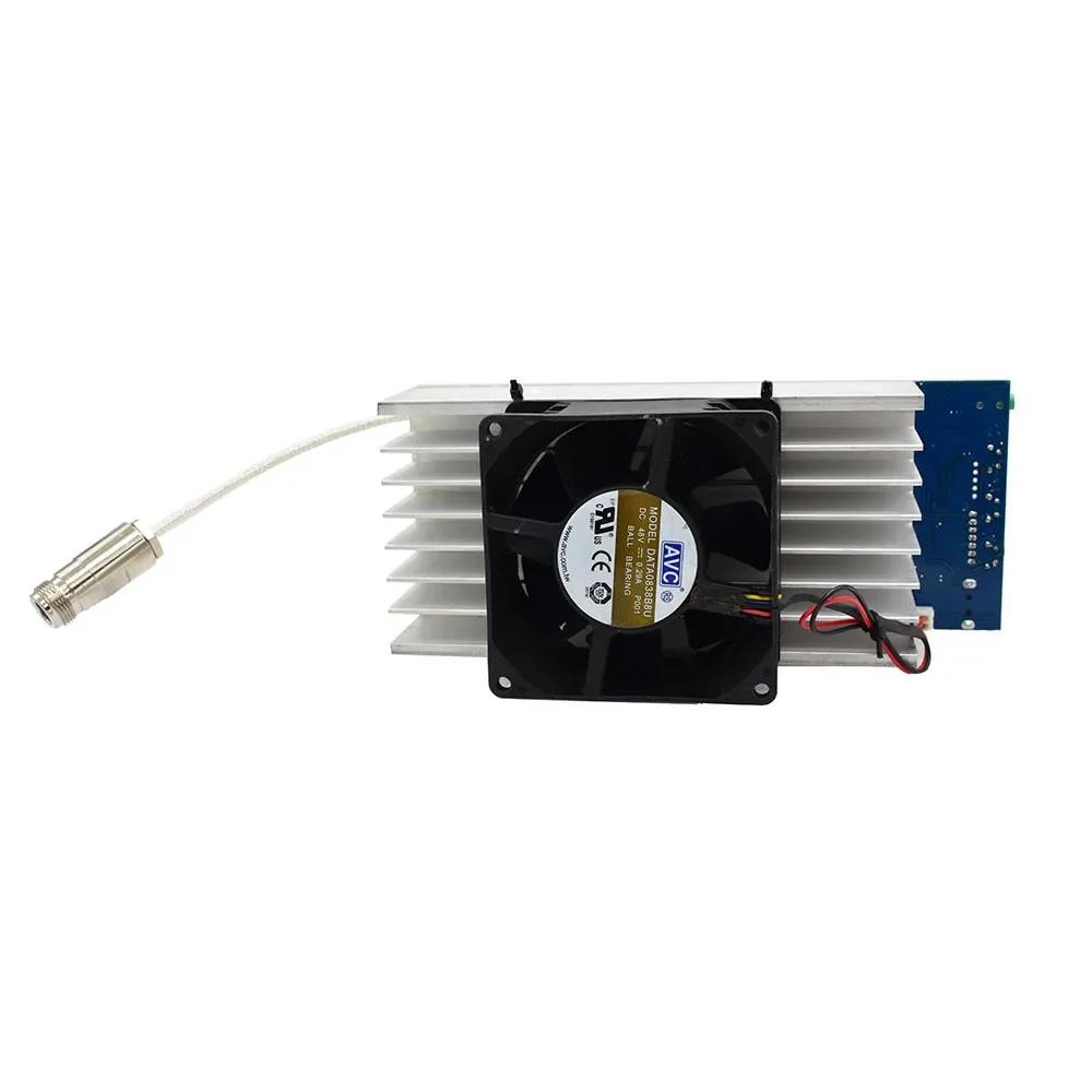 150W Stereo RF FM transmitter amplifier 76M-108MHz frequency with Fan and antenna Radio Station module DC 48V I3-008