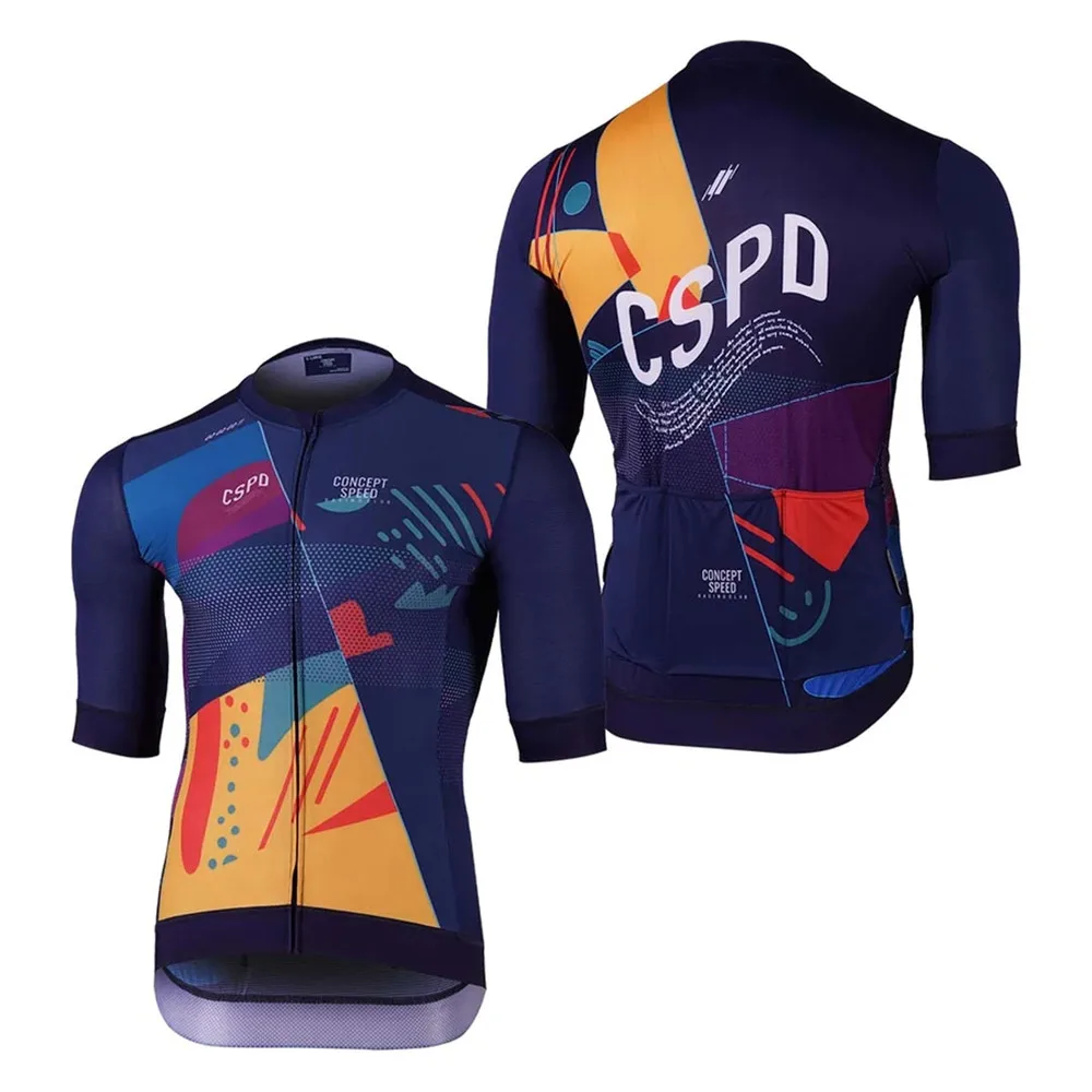 Concept Speed 2022 New Cycling Jersey Summer Triathlon Tops Bike Team Quick Dry Breathable Bicycle Shirt Maillot Ciclismo Hombre