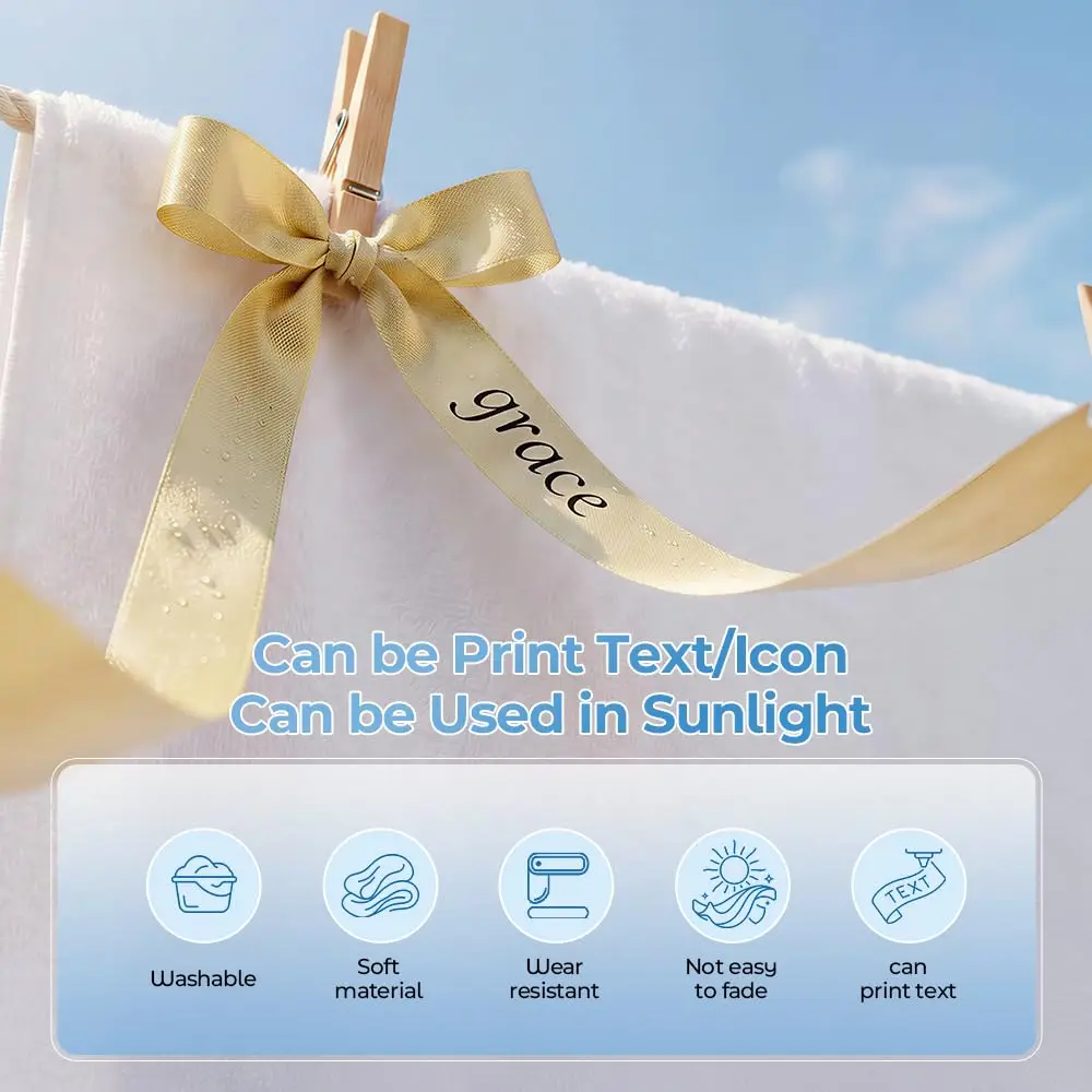 Champagne Gold Satin Ribbon for Gift Wrapping