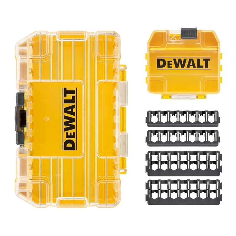 DEWALT TSTAK Yellow Tool Accessories Storage Tough Box Set Multi functional Storage Organization Plastic High Hardness Durable