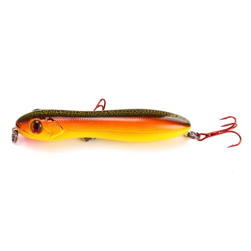 1 Stück/8 Stück 10cm/15,6g Schwimmender Angelköder Pencil Bait Popper Oberflächenköder Künstliche Köder Set für Karpfenangeln – Detail 11