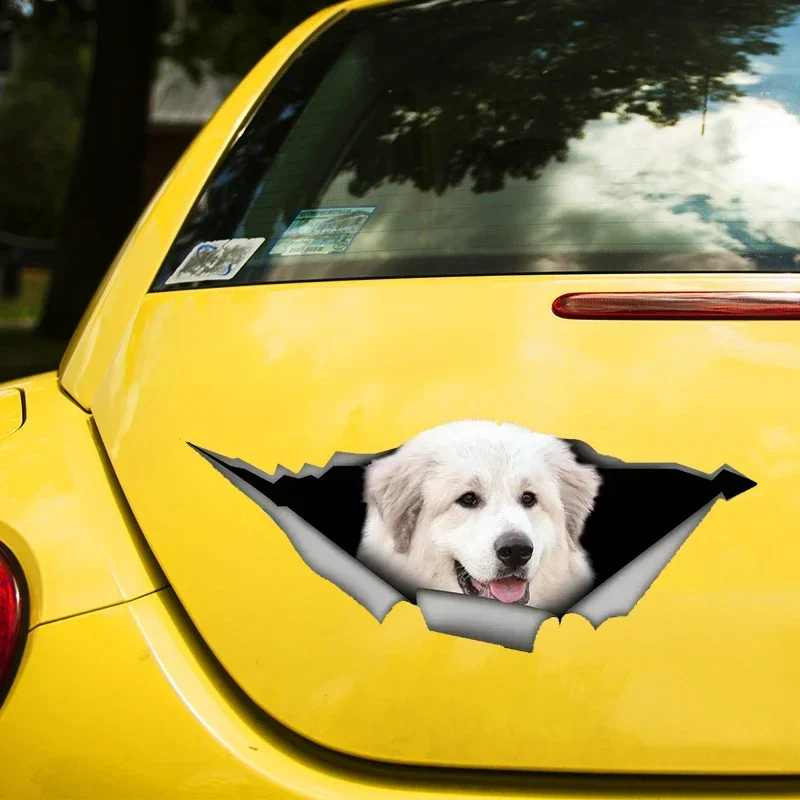 Great Pyrenees Dog Pet Self-adhesive Decal Car Sticker Waterproof Auto Decors on Bumper Rear Window Laptop