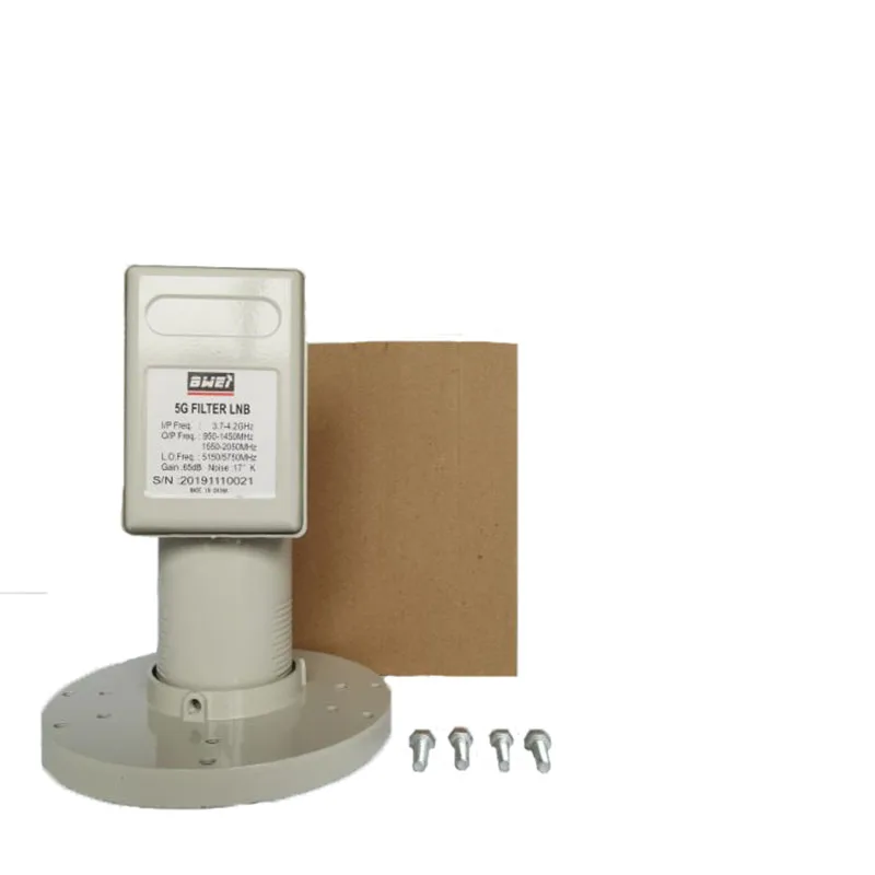 مكافحة 5G التدخل C الفرقة Lnb رباعية 4 إخراج الأقمار الصناعية العالمي Lnbf طبق الأقمار الصناعية مرشح التلفزيون Lnb