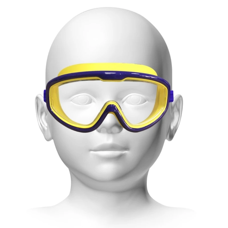 Lunettes de natation de sécurité pour enfants, 6 couleurs, fournitures de piscine d'été, conception 3D, vue large à 180 °, lunettes sous-marines pour enfants de 8 à 13 ans