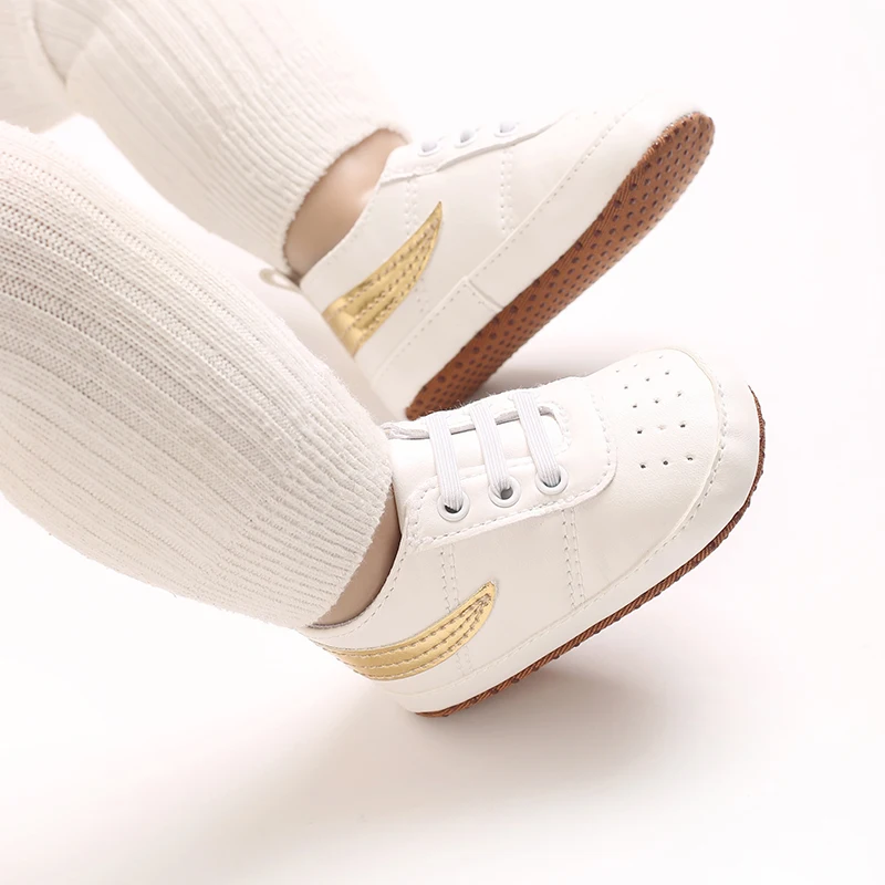 Baby-Sneaker mit weicher Sohle, Neugeborenen-Laufschuhe, rutschfeste PU-Leder-Freizeitschuhe für Kleinkinder von 0-18 Monaten, für Jungen und Mädchen. – Detail 28
