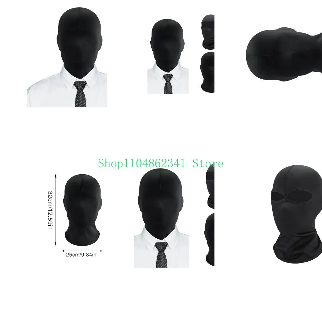 5ASD BALACLAVA HACK MASSH a 3 buche Hat Halloween PARTY PROPT MASSH