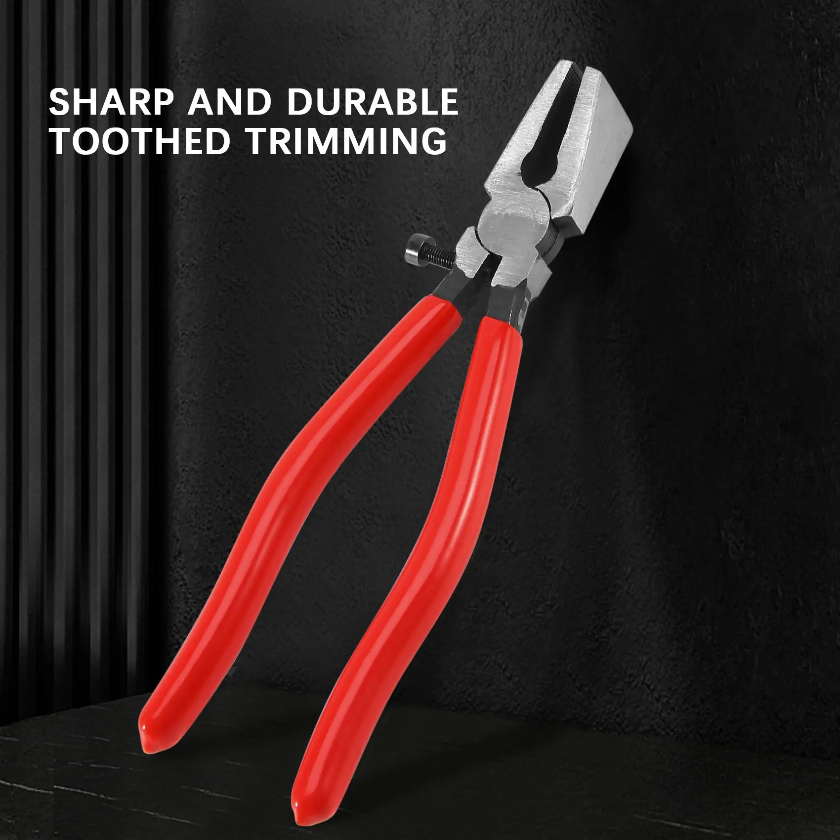 Heavy Duty Key Fob Pliers Tool, Metal Glass Running Pliers With Flat Jaws, Studio Running Pliers Attach Rubber Tips Perfect For