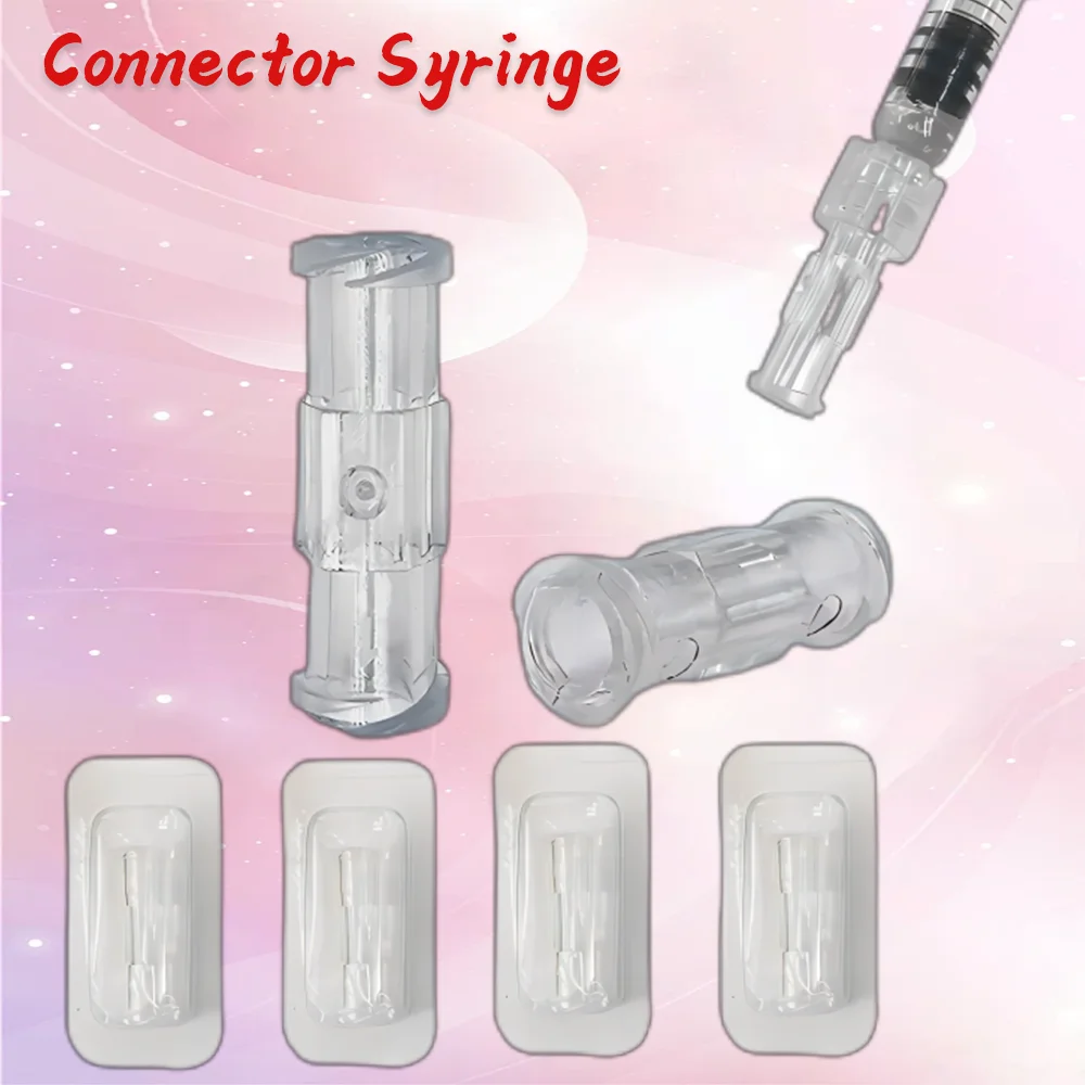 

Luer Thread Pp Material Connector Transparent Syringe Double-Way Connector Easy And Durable Use In Sterile Environment Drug Gui