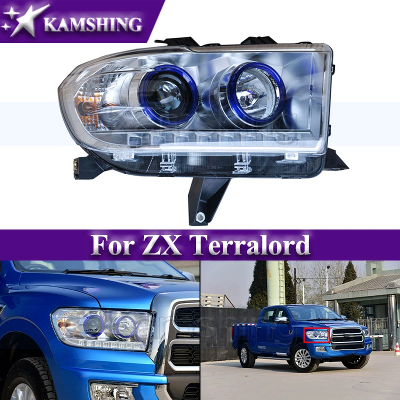 

Передняя фара Kamshing для ZX Terralord, передний фонарь, головной свет, головная лампа