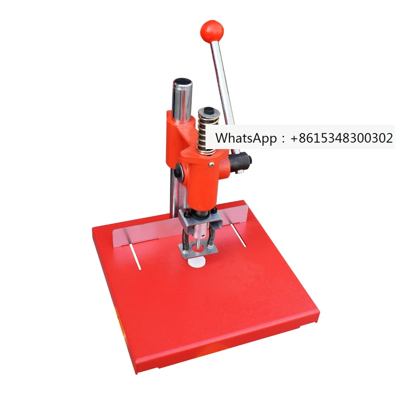 Fabric leather clothing punching machine, manual punching machine, single hole plastic bag, food bag drilling machine