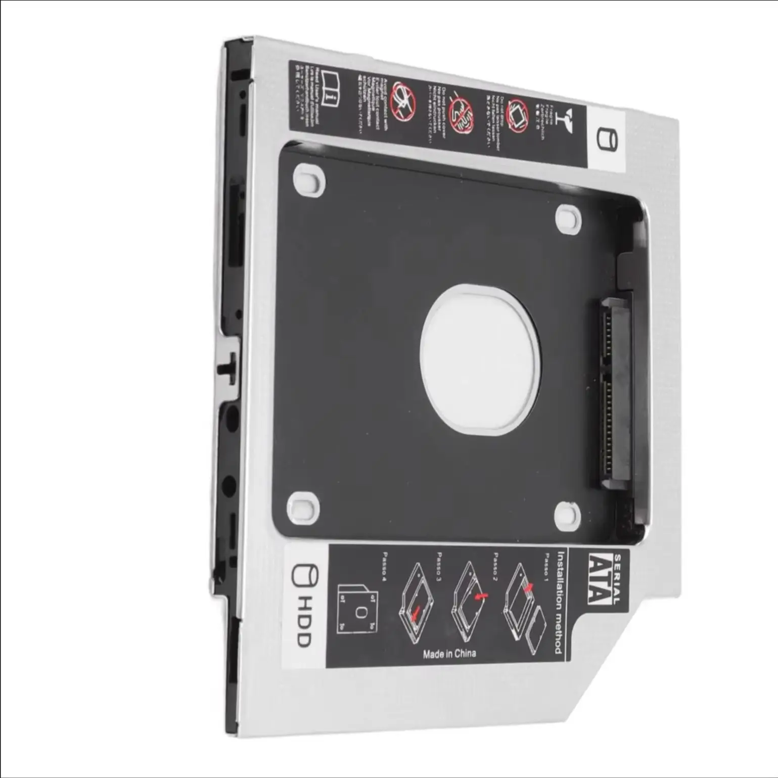 Soporte de caddy para segunda unidad de disco duro de 2.5 pulgadas para bahía óptica Fujitsu SH560 SH760 SH771 S6520 P8020 S6421 S6420 E753 E743 E733 P770 P772 S760