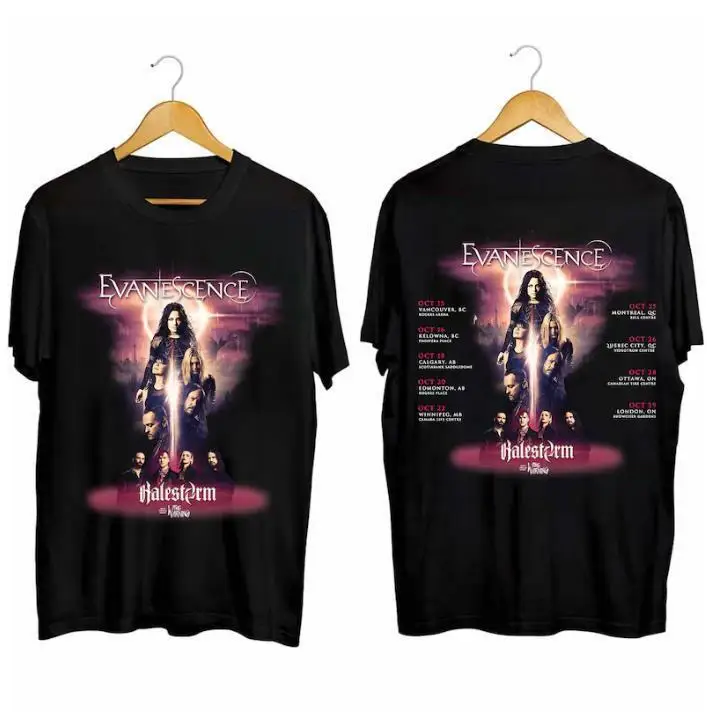 Evanescence 2024 Tour Shirt  Evanescence Band Fan Shirt  Evanescence 2024 Concer