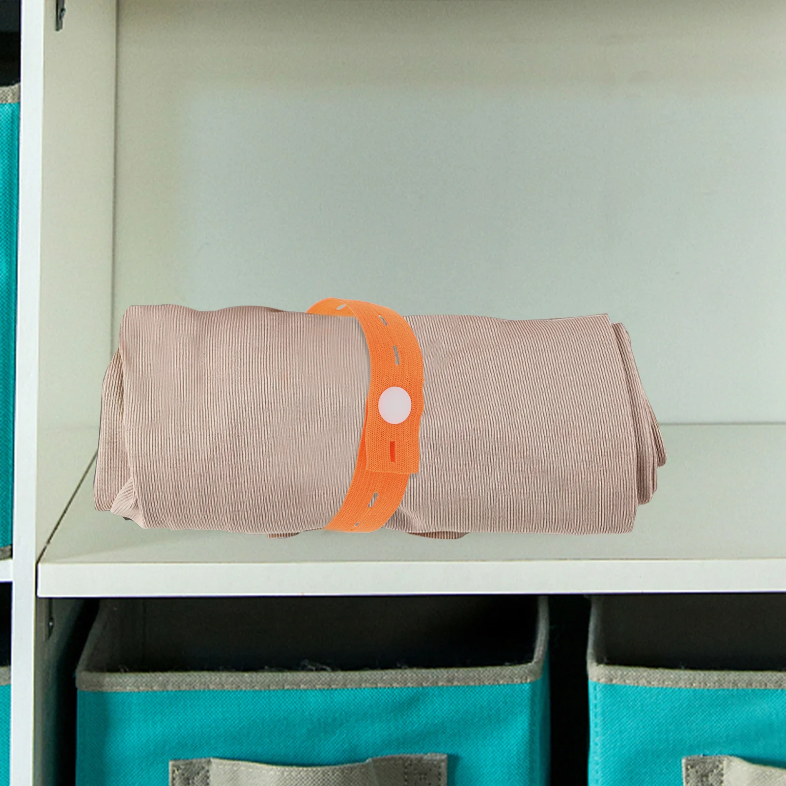 

Elastic Band for Clothing Storage Organizing Bands Buttonholes Closet Decorative Elastic Clothes Organizer Strap Adjustable