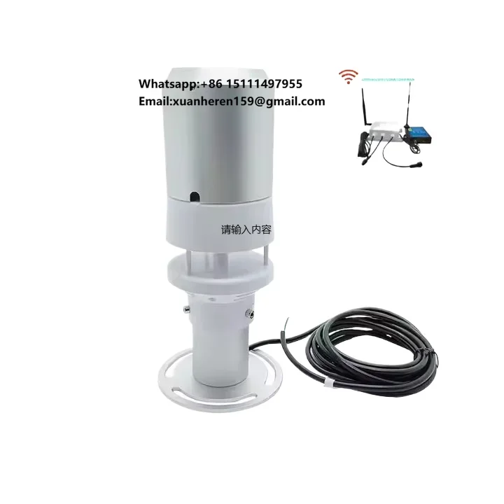 

Датчик погоды IoT 6-в-1 для ферм и сельского хозяйства: автоматический ультразвуковой компактный датчик температуры, влажности, осадков, скорости и направления ветра