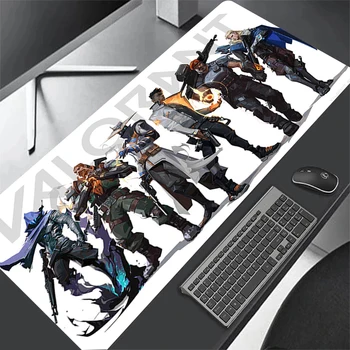 Large Gaming Valorant Mouse Pad Gamer PC Gamers Computer Mouse Mat Big Mousepad XXL Carpet Keyboard Desk Mat Non-slip Mause Pad