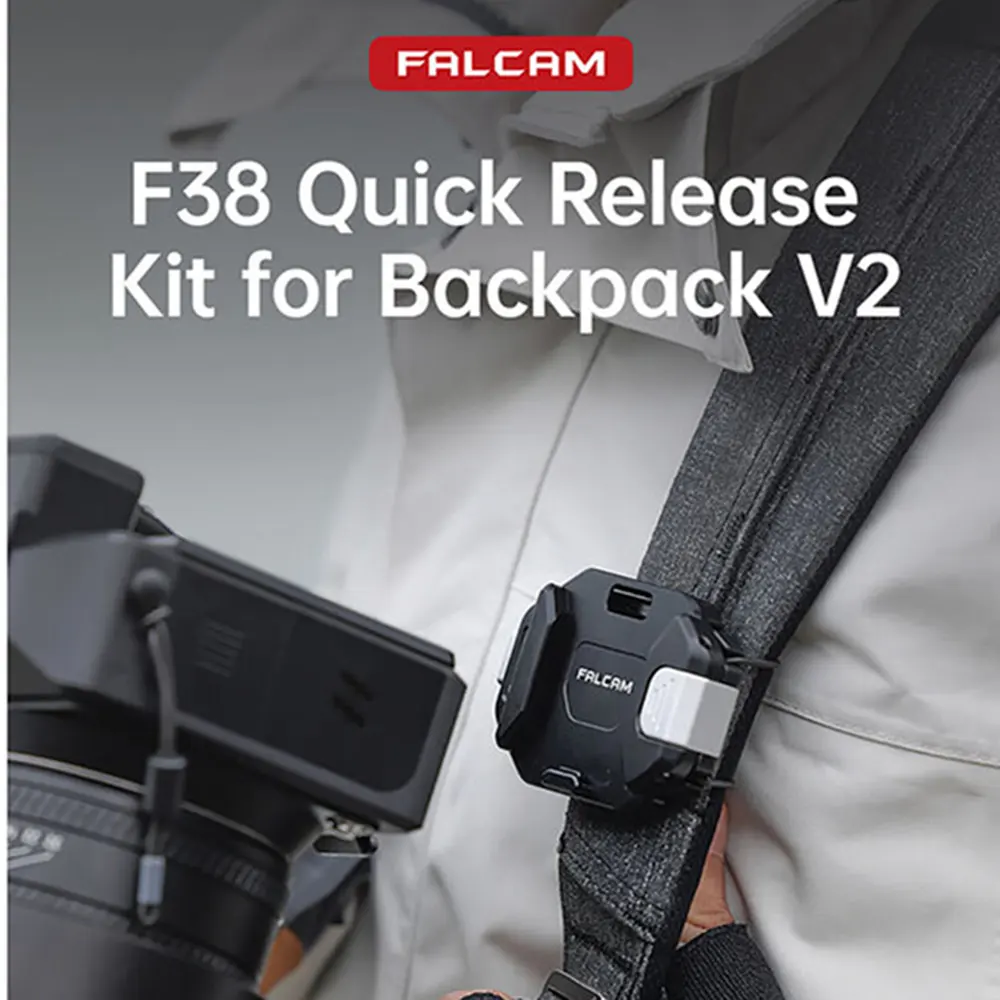 FALCAM F38 Quick Release Kit for Backpack V2 F38B3803 Quick Release Base For Camera Backpack Strap Clip V2 Outdoor Accessories