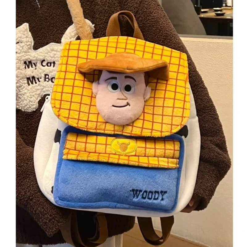 Disney-Sac à dos Toy Story Woody pour enfants, sac d'école, respirant, SR, nouveau