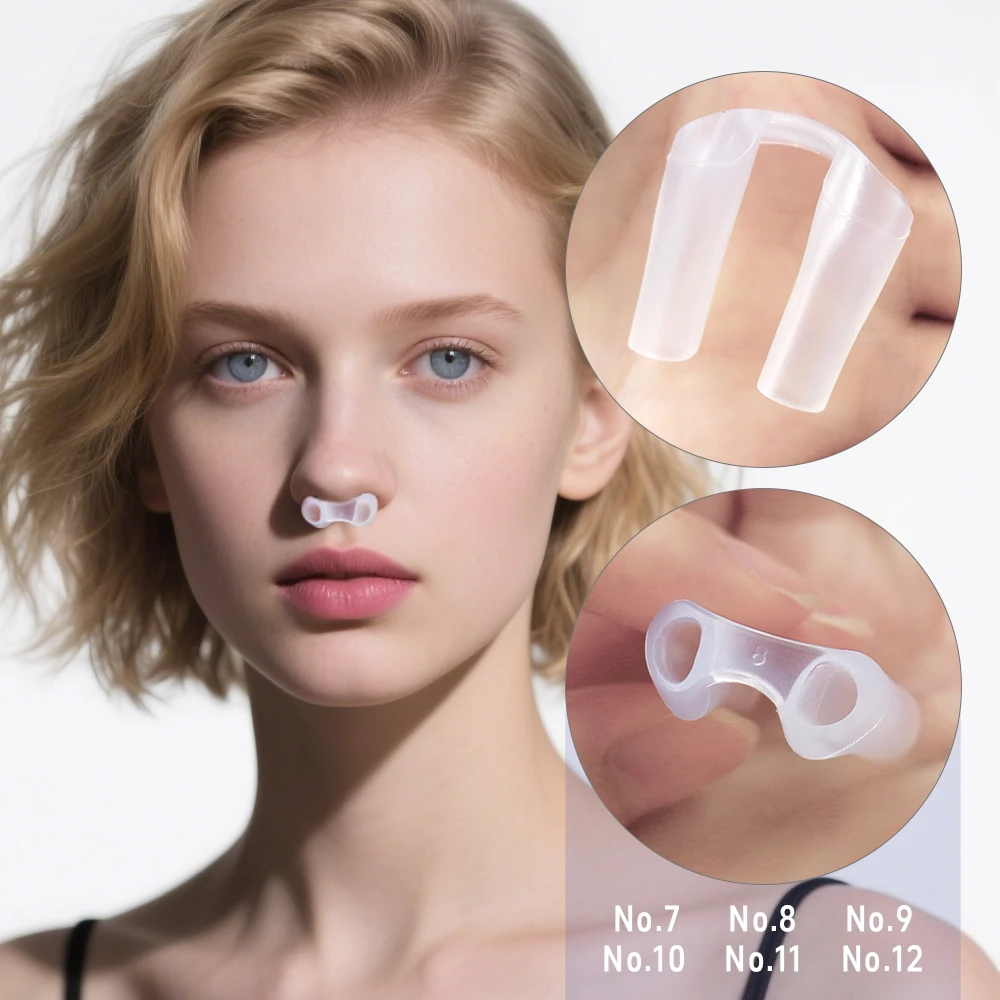 Silicone Nostril Retainer Rhinoplasty Nasal Retainer Rhinoplasty Nose Splint for Rhinoplasty Recovery Support Device Size 7/8/9