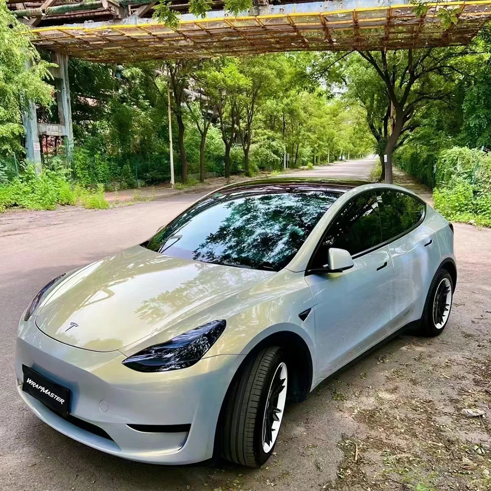 

Glitter Chameleon Car Wrap Vinyl Glossy Vehicle Paint Protection Film Self Adhesive Body Color Change Matte Finish