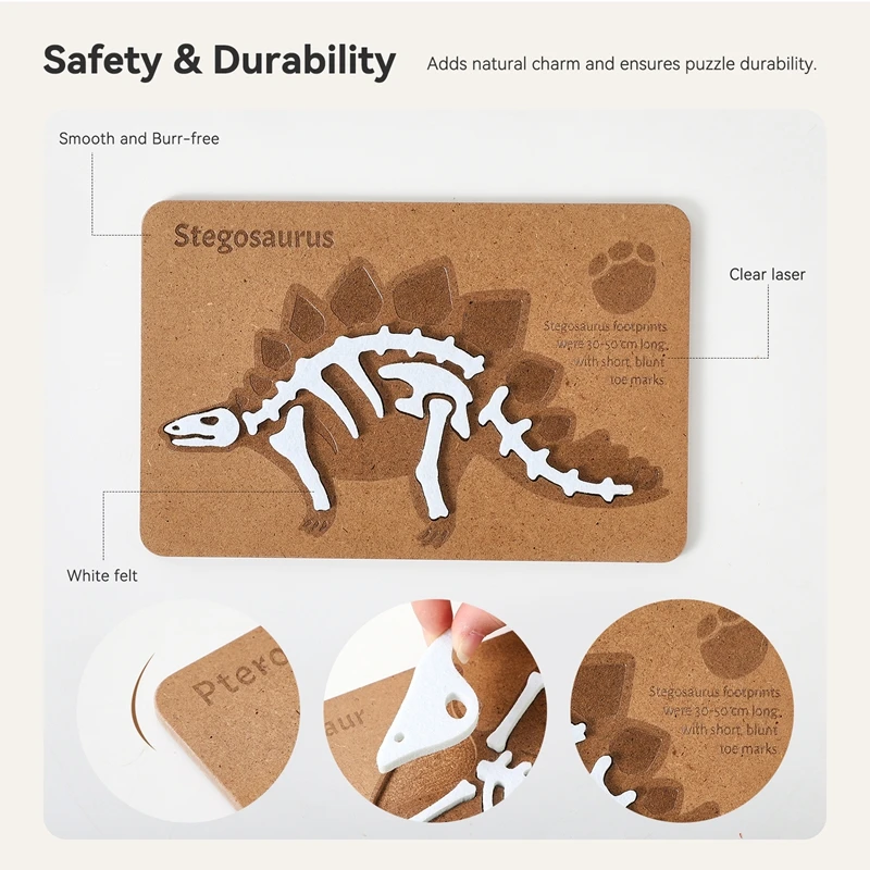ألعاب مونتيسوري للأطفال والأم ألعاب أحفوري الديناصورات مناسبة للغاية للمستكشفين الصغارين لمحاكاة عظام الديناصورات الأحفورية