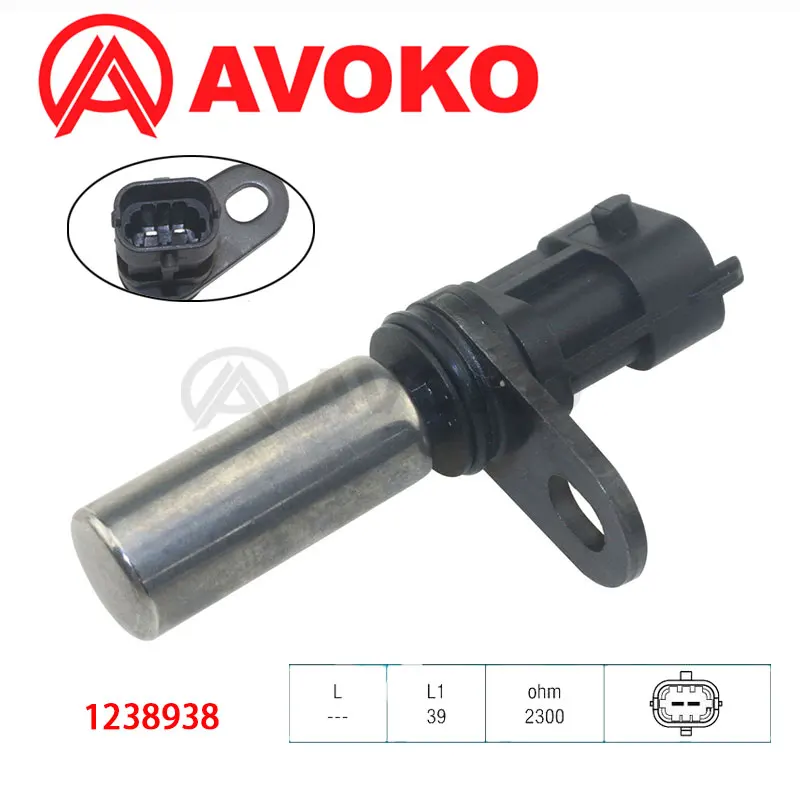 1/10 قطعة 1238938 عمود الحدبات مستشعر موضع العمود المرفقي لفوكسهول أوبل أسترا كورسا فيكترا B زافيرا 1998-2012 10456604 71739726 #1