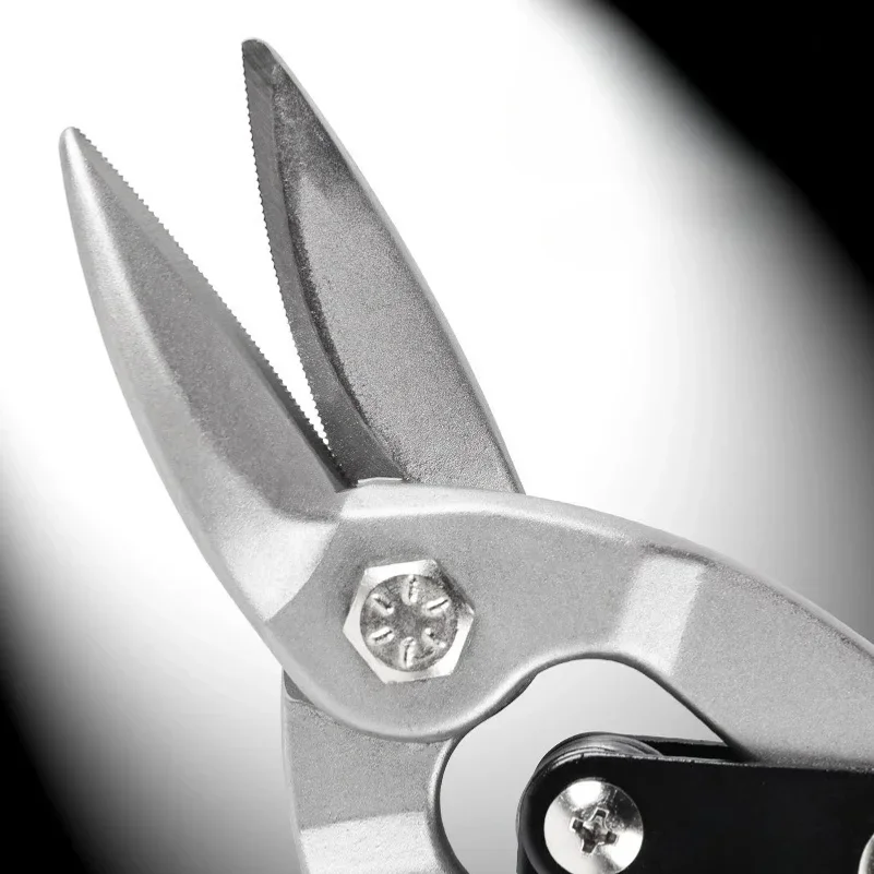 1 PCS Aviation Scissor Tin Snips Metal Sheet Cutting Snip Cutter Multi-directional Scissors Professional Industrial Hand Tool