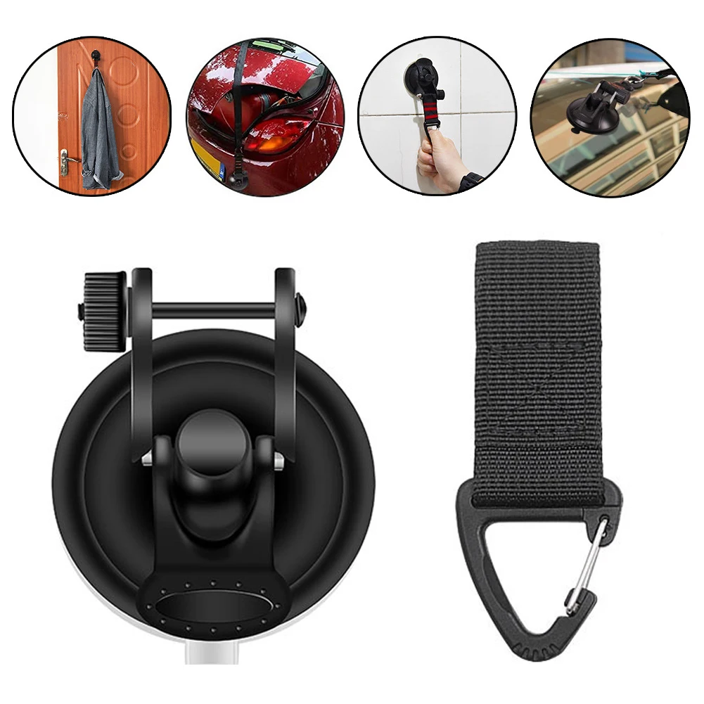 Suction Cup Camping Hook Multifunctional Suction Cup Tent Suction Cup Hook Super Strong Car Suction Cup Car Organizer Holder