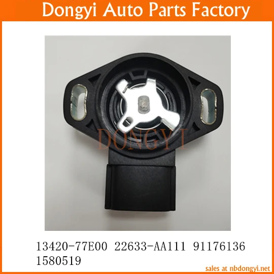 Throttle Position Sensor TPS OE No. 13420-77E00 1342077E00  22633-AA111 22633AA111 91176136 1580519