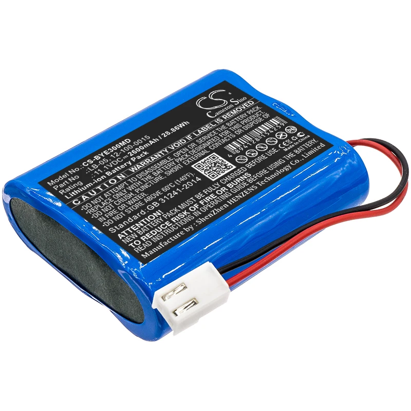 Cameron Sino 2600mAh Battery For BIOLIGHT BLT-E30   Bollywood E30 ECG 12-100-0015  LB-05