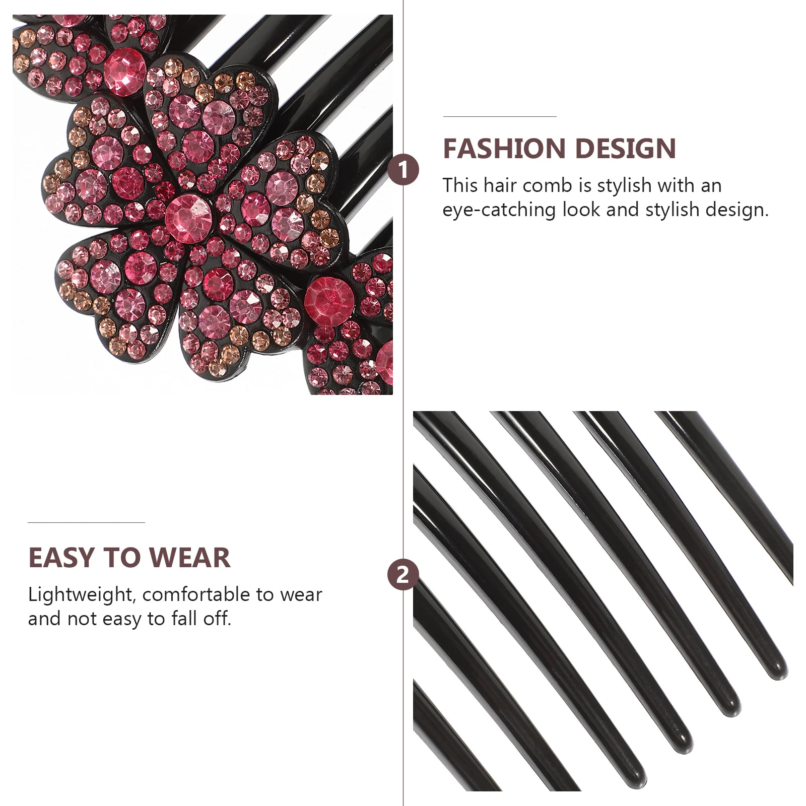 

4 шт. аксессуары для волос для женщин, декоративные расчески, зажимы со стразами, свадебные блестящие