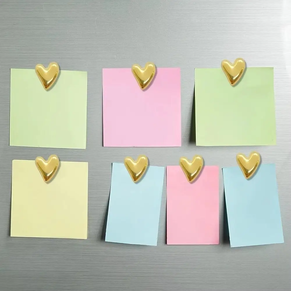 Portable 3D Irregular Heart Shape Pushpins Macaron Creative Thumb Tacks with Box Reusable Cork Board Pushpin School Stationery