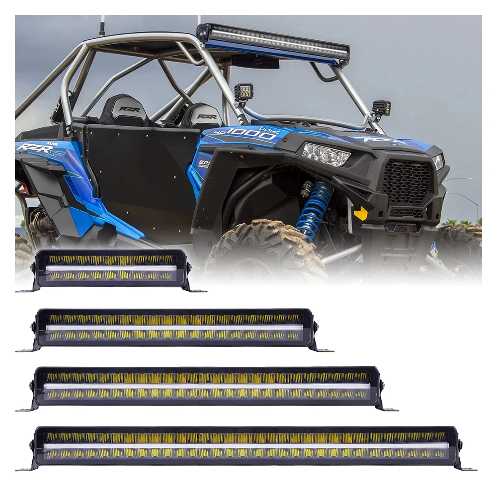 حار بيع: عالية الطاقة على الطرق الوعرة عمود إضاءة Led 42 بوصة 33 22 12 بوصة مع DRL موقف ضوء كومبو الطرق الوعرة 4X4 LED ضوء بار #1