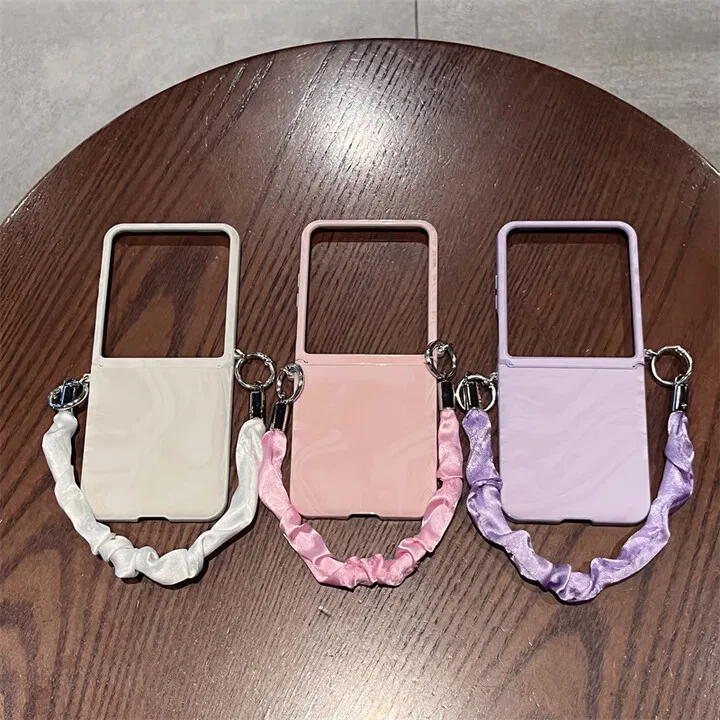 

For Xiaomi Mix Flip2 Phone Case MIXFlip Crossbody Carrying Rope Light Luxury Silk Leather Skin Folding Ultrathin Protective Case