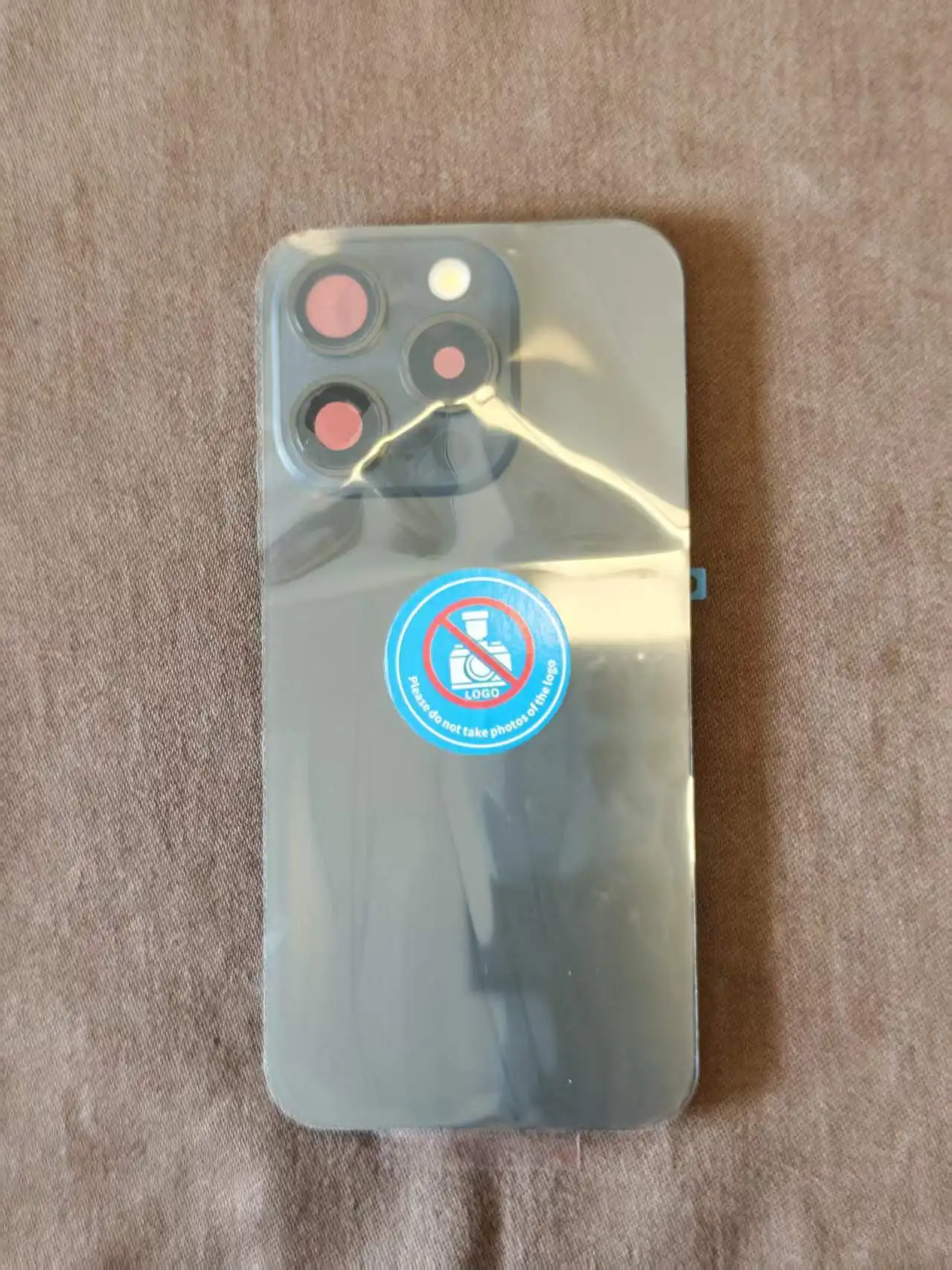Whole Sale Replace for 15Pro Back Glass with Wirelee Cable with Flashlight image 5